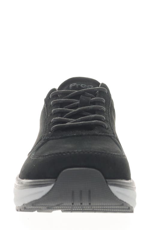 Shop Propét Ultima Sneaker In Black Suede