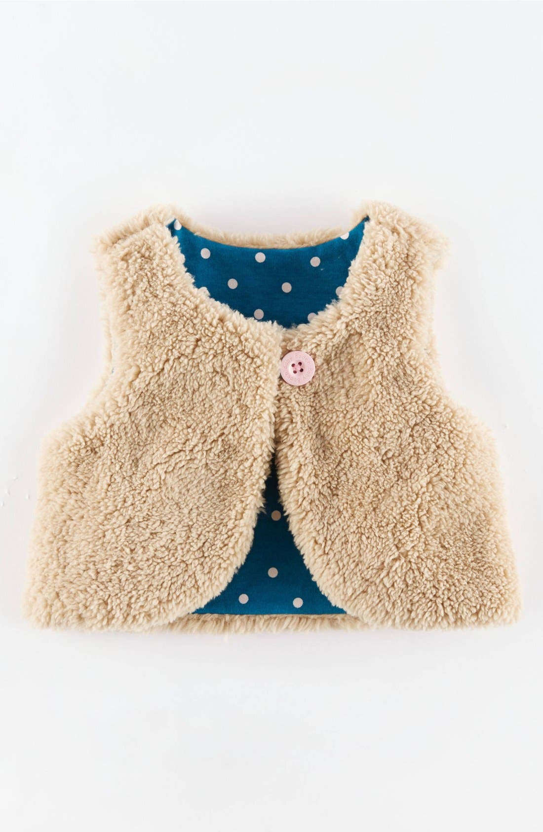 Mini Boden Reversible Gilet (Baby Girls) Nordstrom