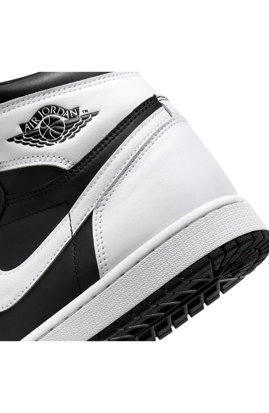Shop Jordan Air  1 Retro High Top Sneaker In Black/ White/ White