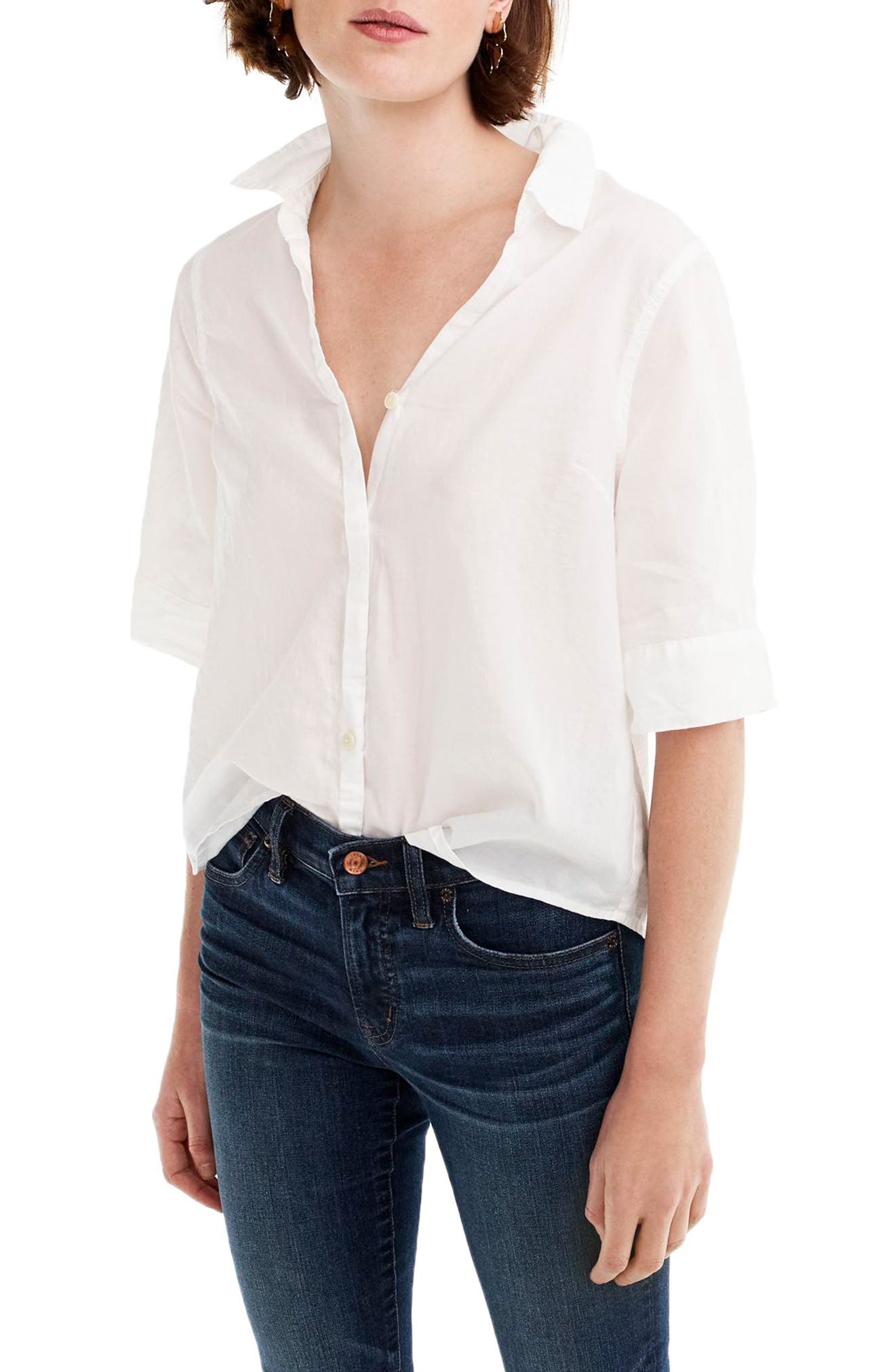 J.Crew Short Sleeve ButtonUp Shirt Nordstrom