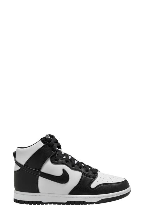 Shop Nike Dunk Hi Basketball Sneaker In White/black