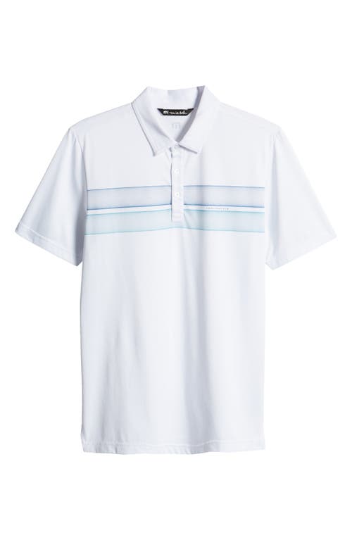Travismathew Ocean Time Cotton Blend Polo In White