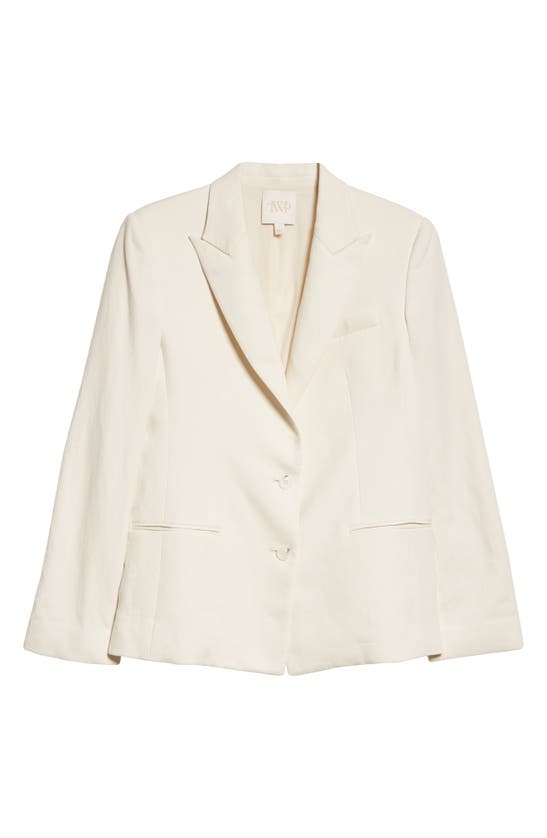Twp The Husband Two-button Blazer In Bone