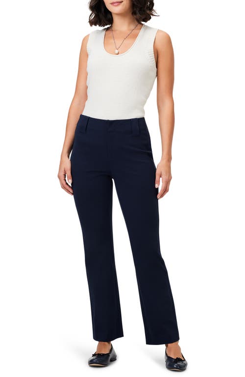 Shop Nic + Zoe Nic+zoe Plaza Demi Stretch Bootcut Pants In Dark Indigo