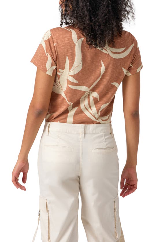 Shop Sanctuary The Perfect Geo Print Cotton Blend Knit Top In First Bloom