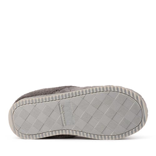 Dearfoams Libby Quilted Terry Clog Slipper In Medium Grey