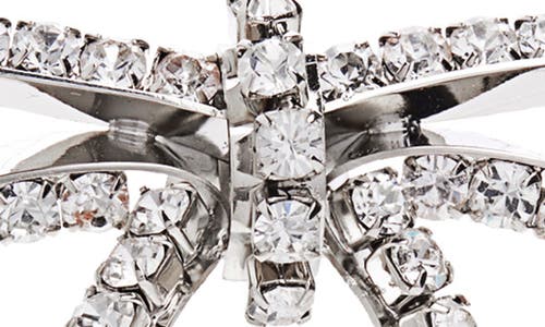 Balenciaga Ohrringe Mit Kristallen In Silver/crystal