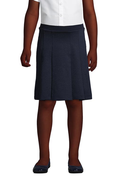 LANDS' END LANDS' END SCHOOL UNIFORM GIRLS PONTE PLEAT SKIRT