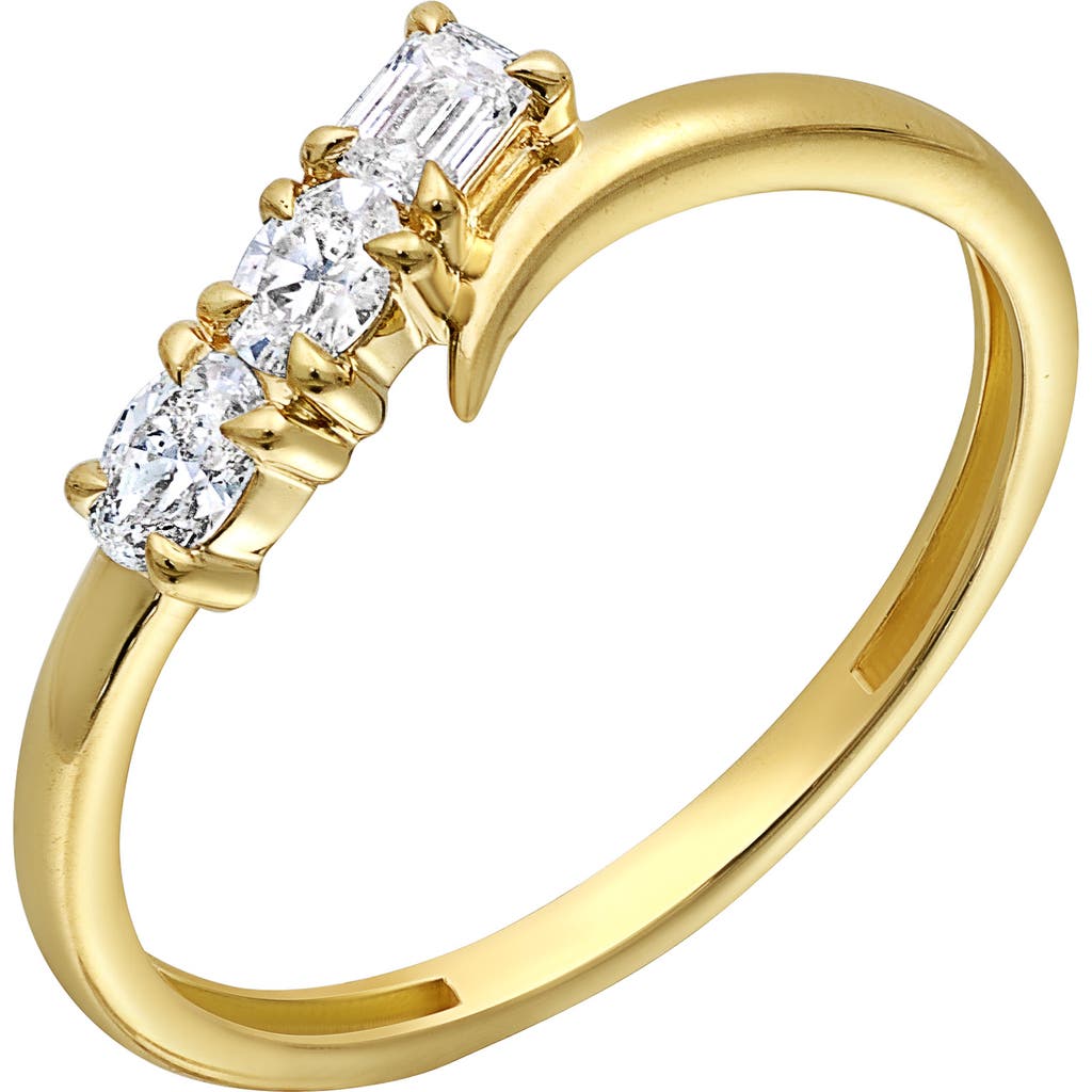 Bony Levy Maya Diamond Coil Ring In 18k Yellow Gold
