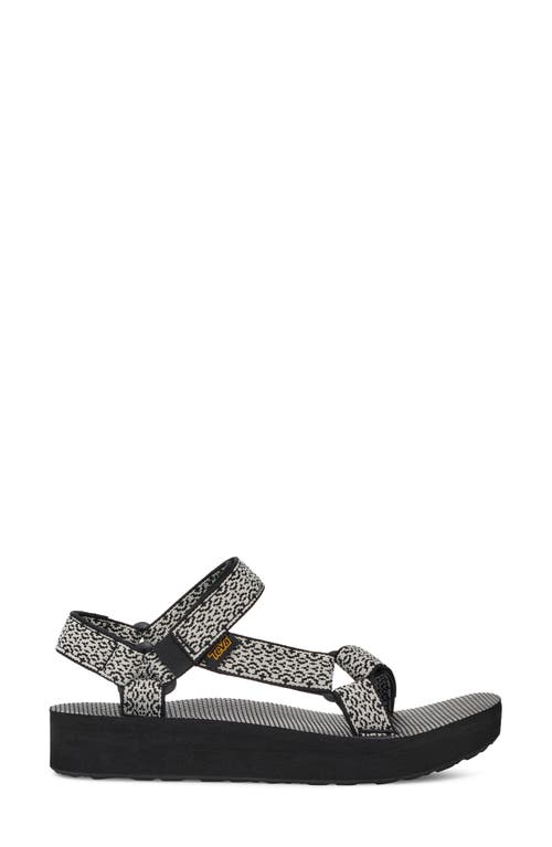 Teva Midform Universal Sandal In Boho White/black