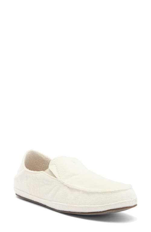Olukai Nohea Hulu Slip-on Sneaker In Bone/bone