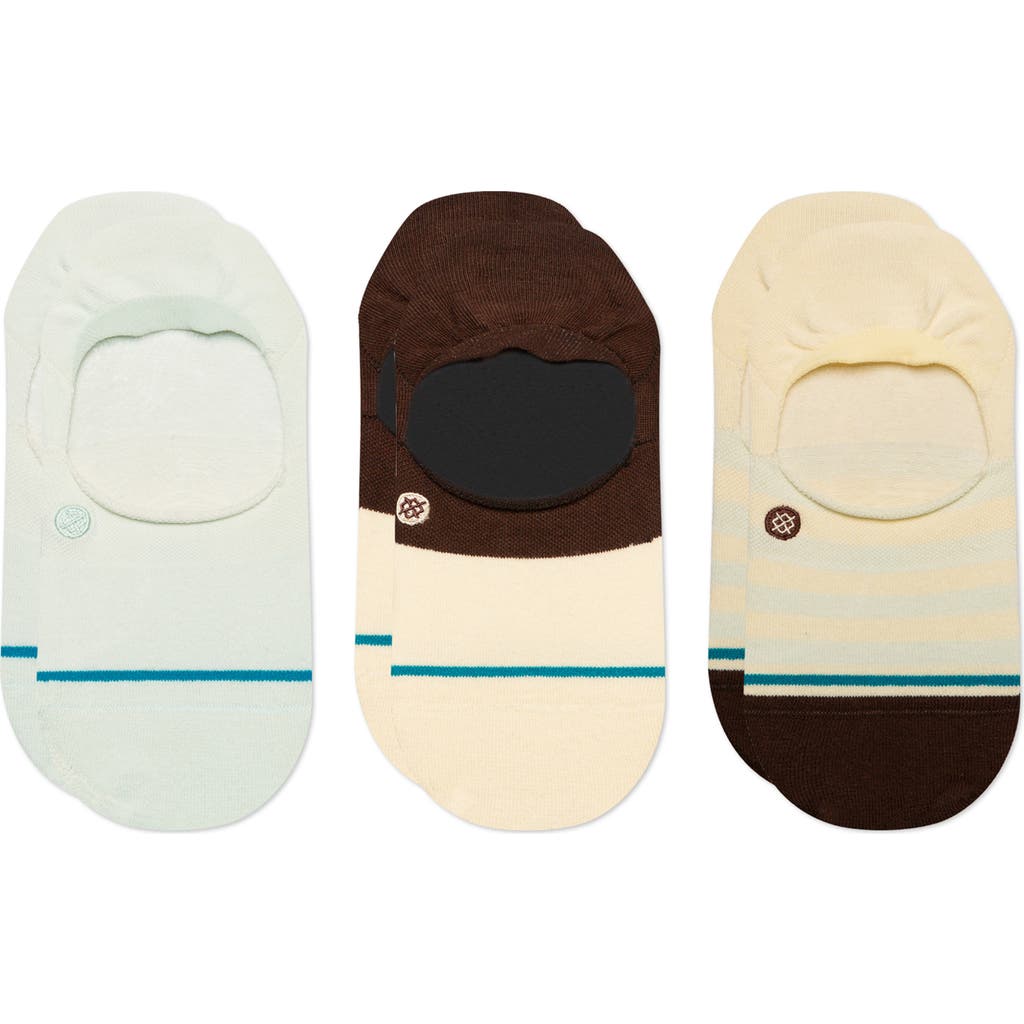Stance Assorted 3-pack Absolute No-show Socks In Seablue