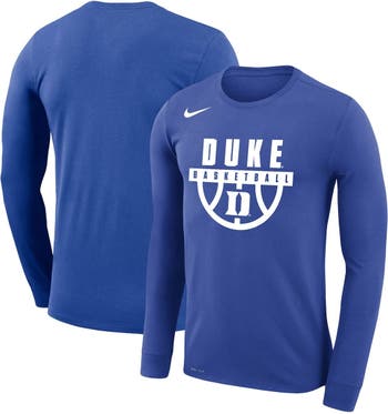 Lids Duke Blue Devils Nike Youth Basketball Legend Performance Long Sleeve  T-Shirt - White