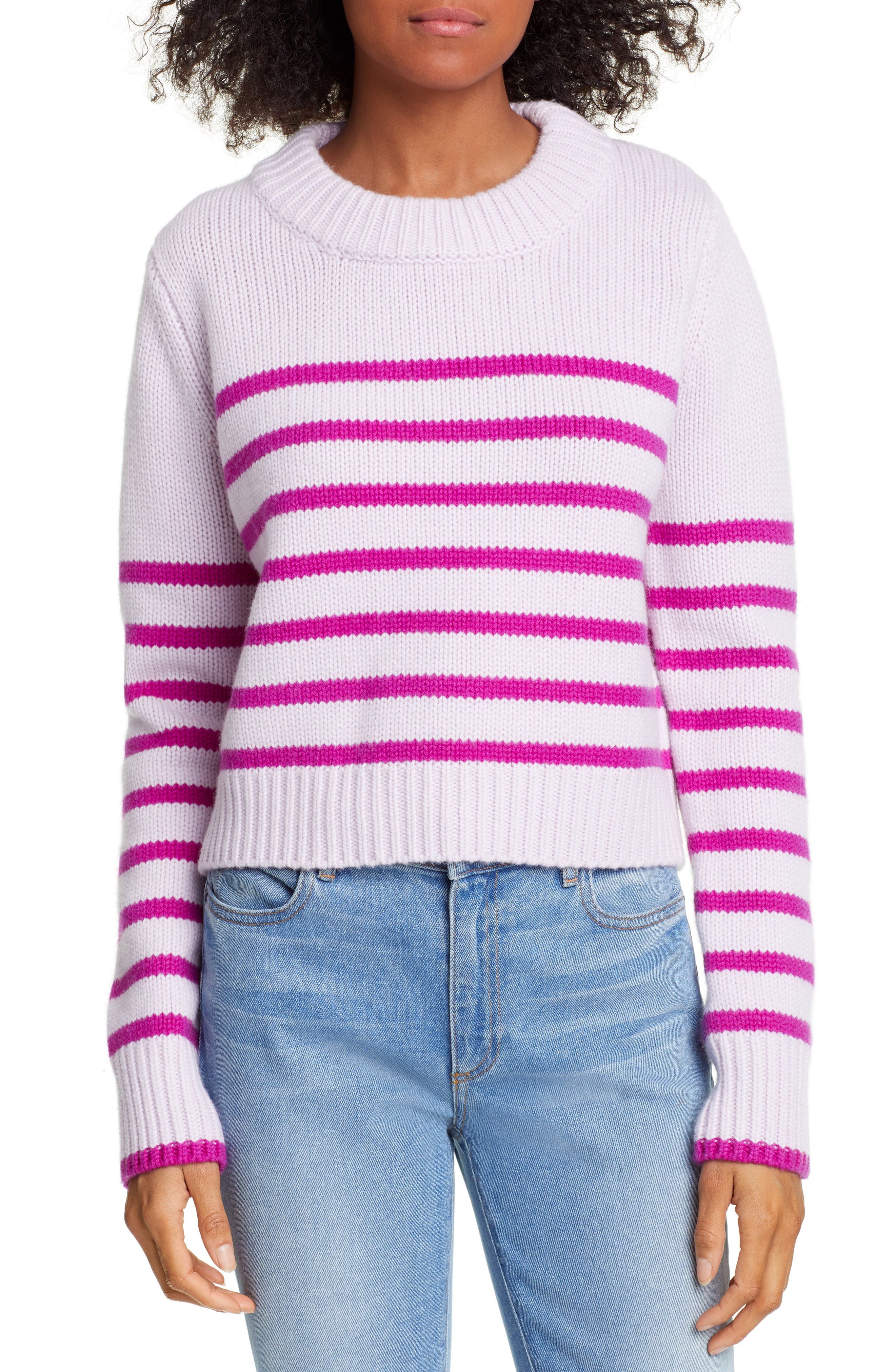 La Ligne Mini Maren Wool & Cashmere Sweater, Purple