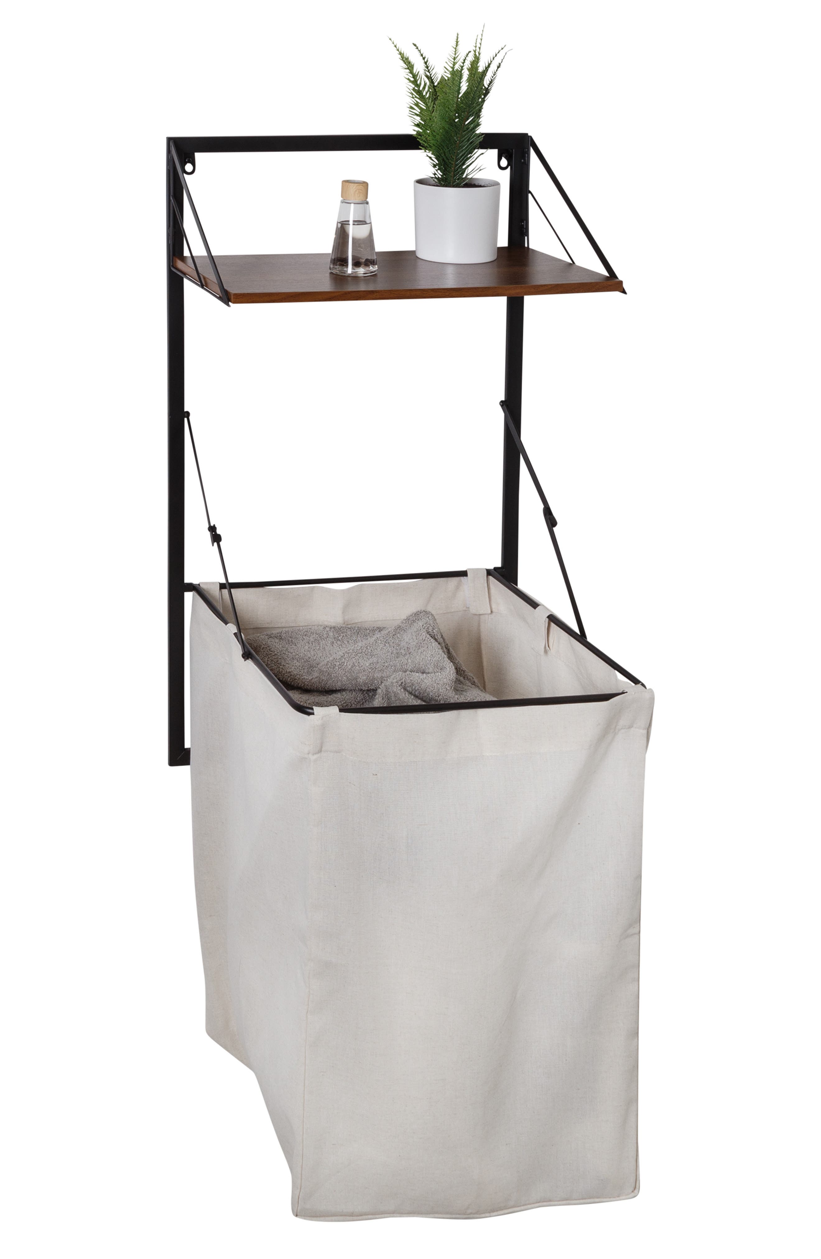 HONEYCANDO Wall Mounted Hanging Shelf and Laundry Bag Nordstromrack