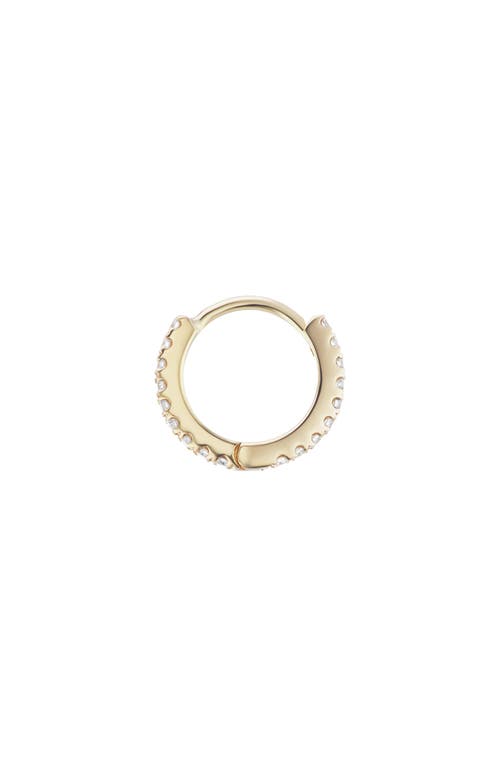 Shop Maria Tash Diamond Eternity Single Clicker Hoop Earring In Yellow Gold/diamond