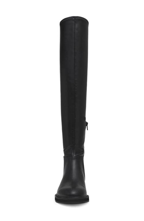 Shop Steve Madden Larz Over The Knee Boot In Black