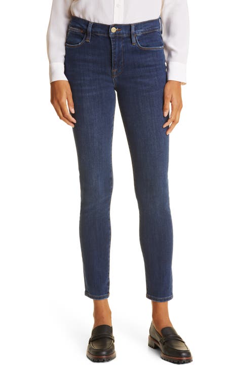 Le High Ankle Skinny Jeans (Poe)