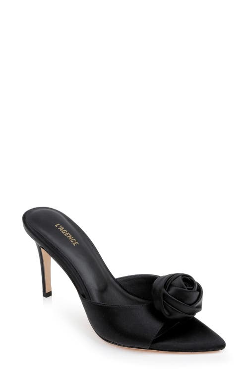 L AGENCE L'AGENCE FELICE POINTED TOE SLIDE SANDAL 