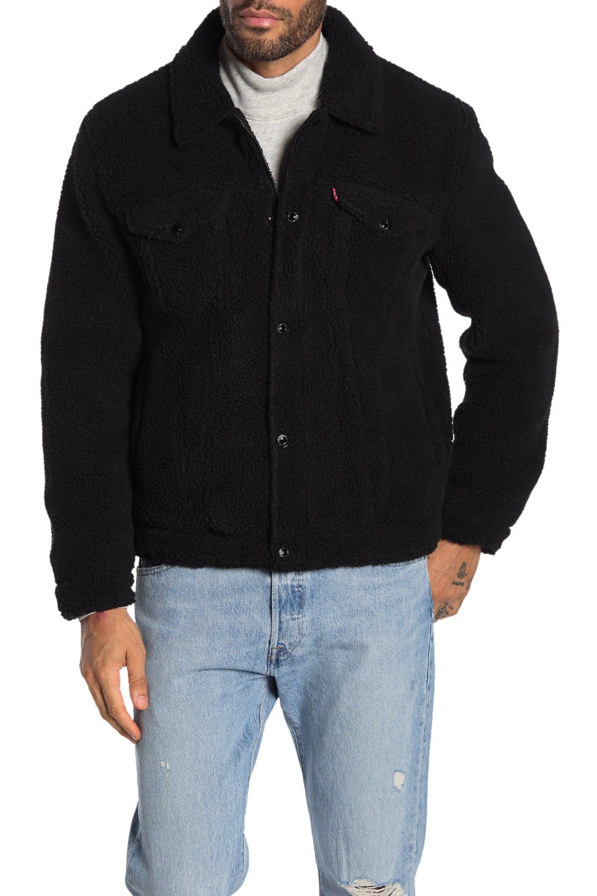 levi's faux shearling trucker jacket