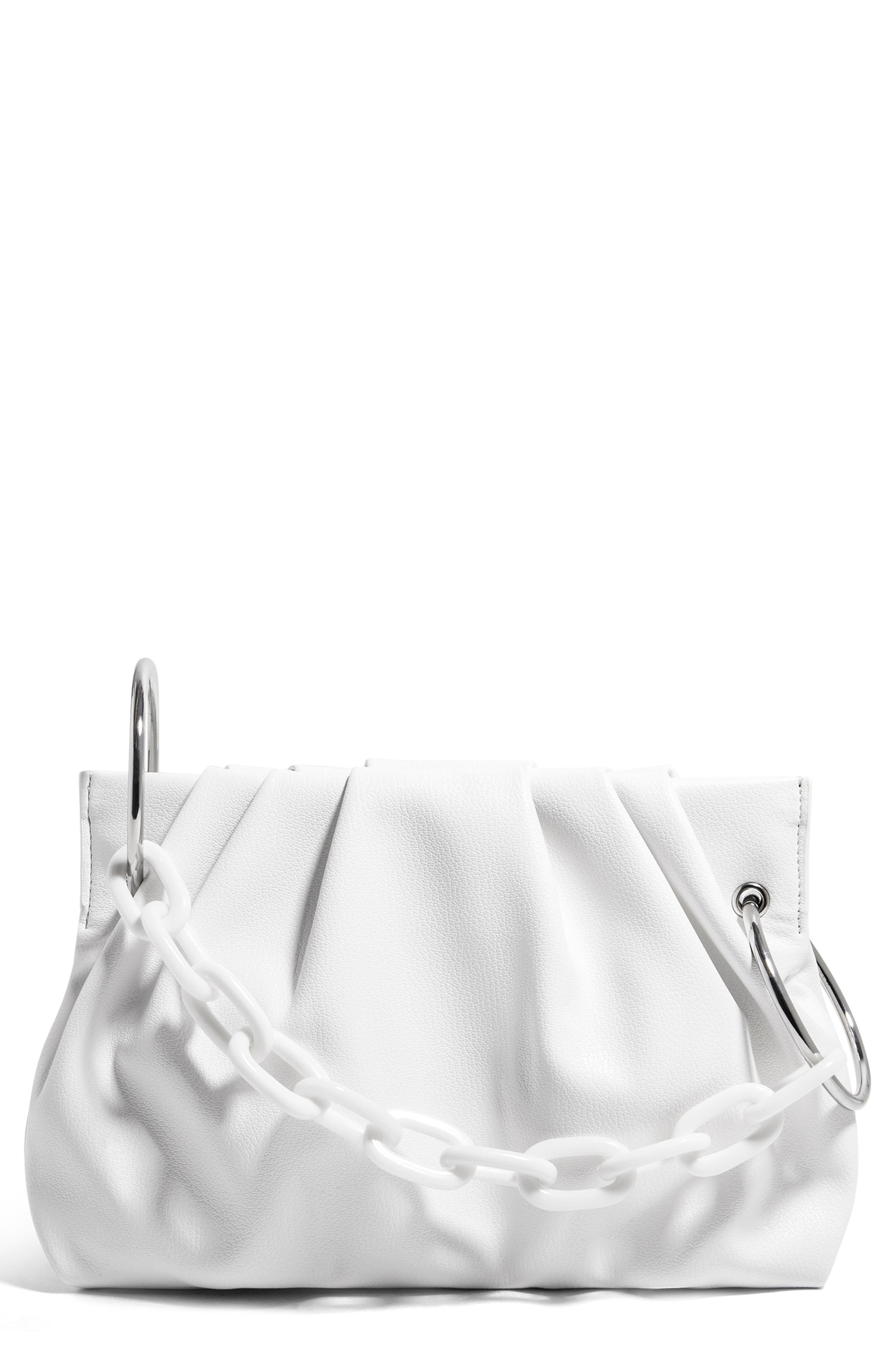 white handbag