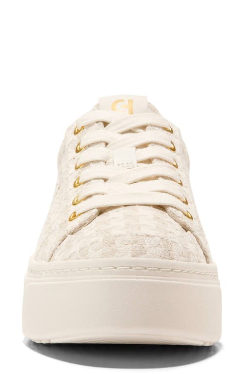 Shop Cole Haan Grandpro Max Platform Sneaker In Ivory Text