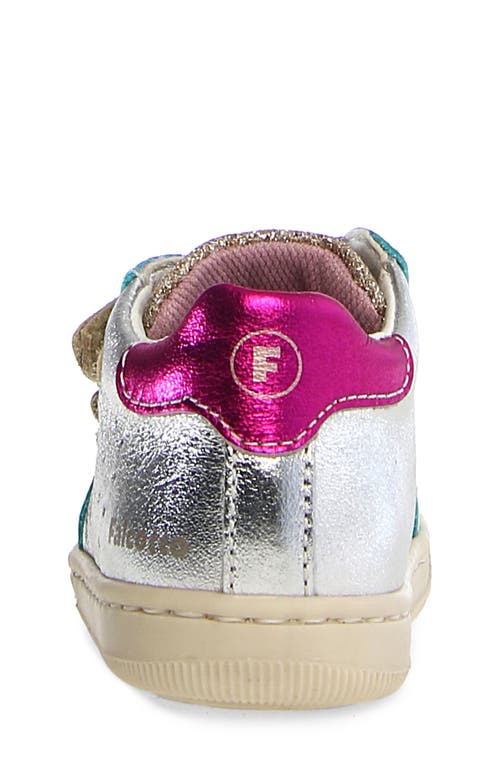 Shop Naturino Kids' Falcotto Kiner Sneaker In Platinum-silver