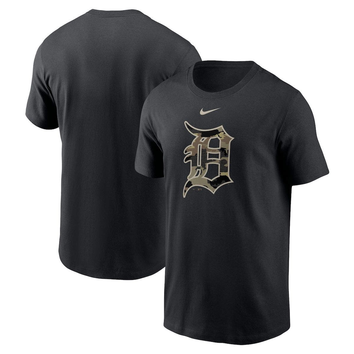 black detroit tigers shirt