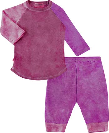 Kid Slub Rib Color Block Cotton Loungewear Set for Kids – PAIGELAUREN