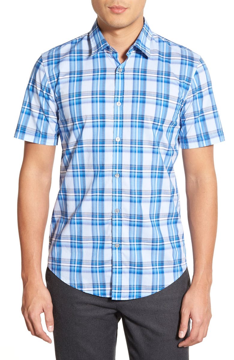 BOSS 'Ronn' Slim Fit Short Sleeve Sport Shirt | Nordstrom