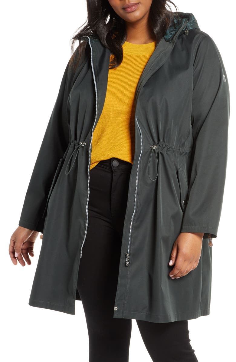 Bernardo Quilted Hood Water Resistant Parka, Main, color,