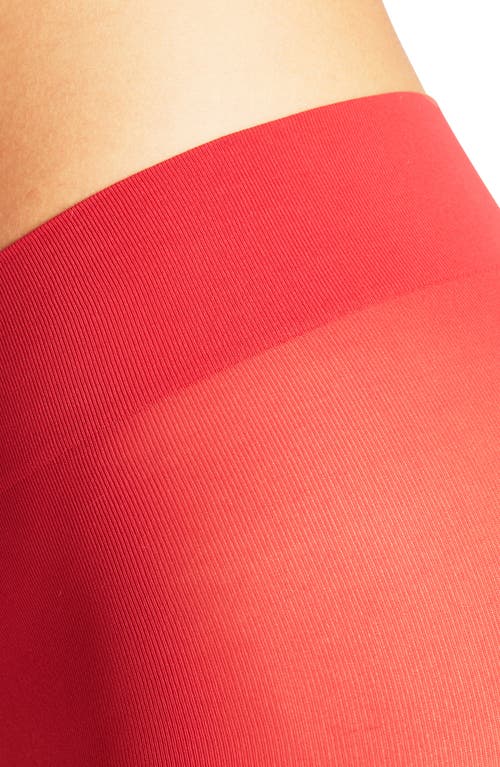 Falke Pure Matte 50 Semisheer Tights In Scarlet