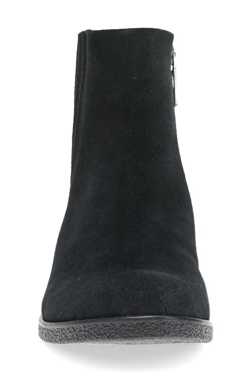 Shop Dansko Daisie Waterproof Chelsea Boot In Black Waterproof Suede