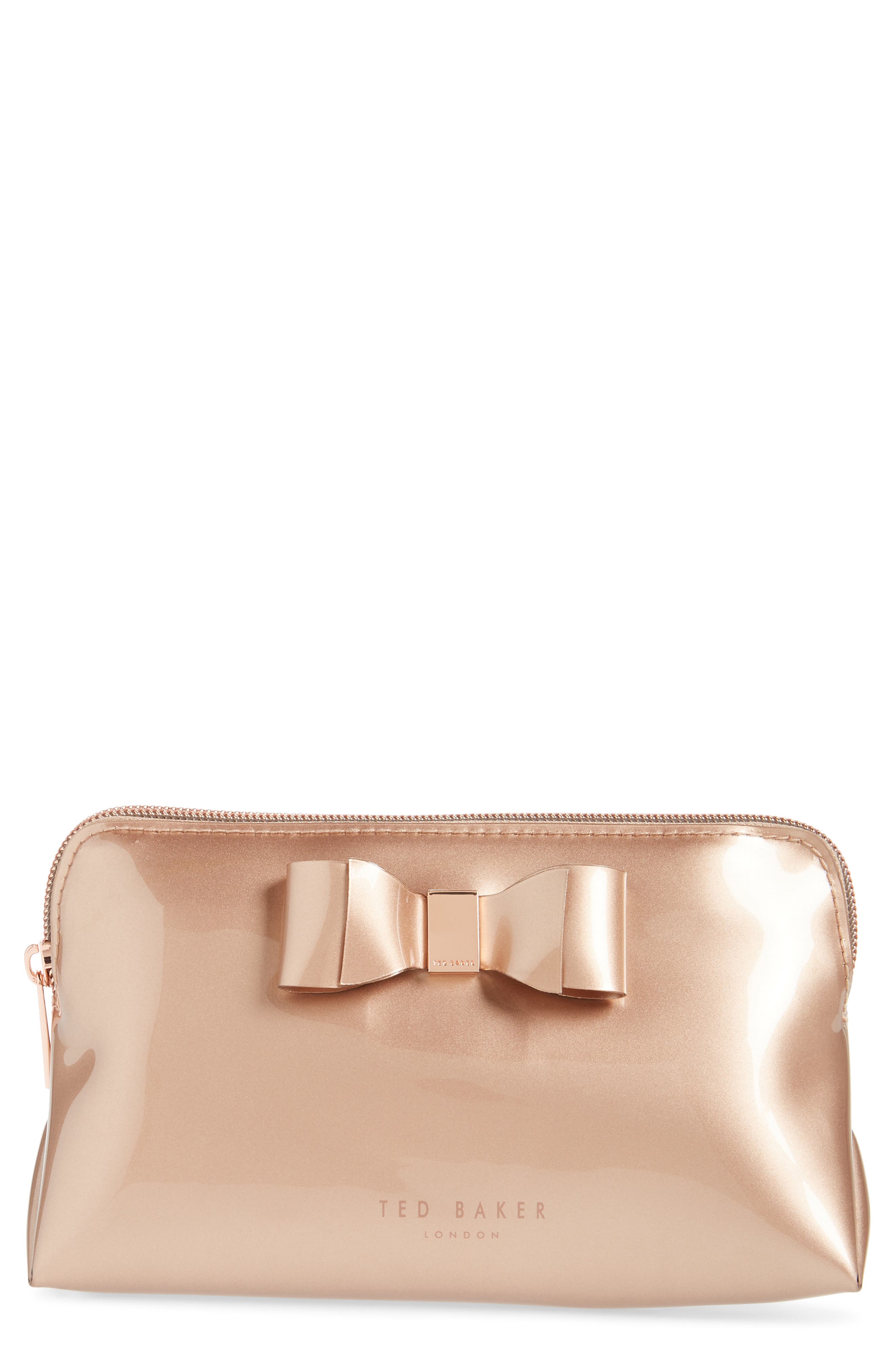 rose gold ted baker makeup bag