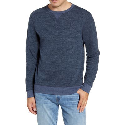 Faherty Dual Knit Regular Fit Crewneck T-Shirt, Blue