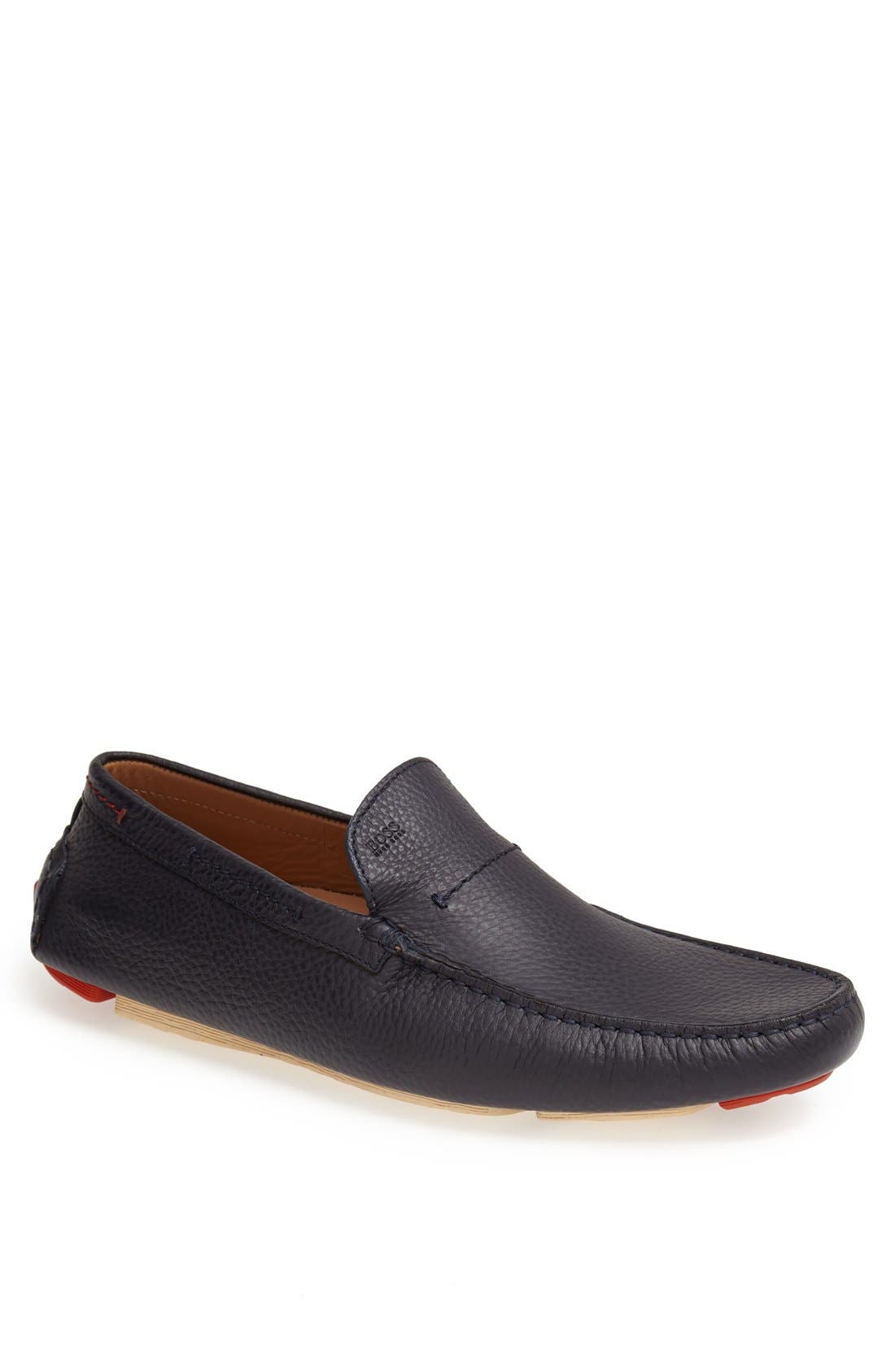 hugo boss driving loafers