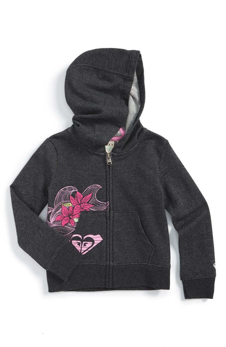 Roxy 'Catch a Wave' Graphic Hoodie (Toddler Girls & Little Girls ...