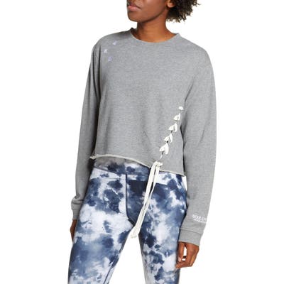 Soul By Soulcycle Casey Crop Sweatshirt, Grey
