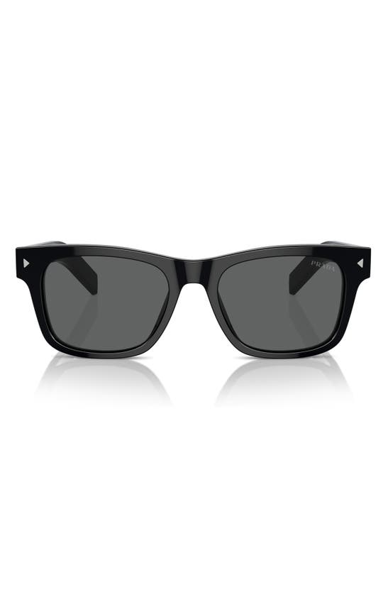 Prada Pantos Acetate Sunglasses With Unique Temple Design In Black
