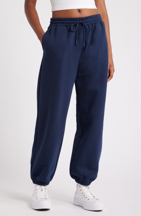 Blue track pants womens best sale