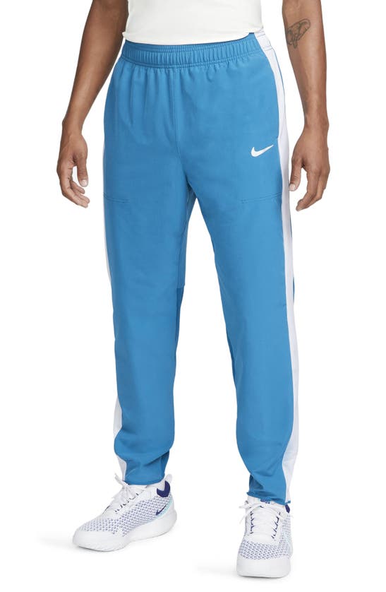 Nike Court Advantage Stretch Tennis Pants In Blue