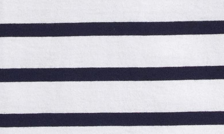 Shop Nordstrom Kids' Stripe Long Sleeve Cotton T-shirt In Navy Peacoat Resort Stripe