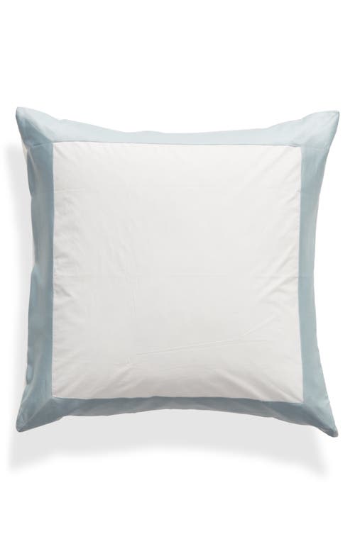 Shop Sferra Casida Euro Sham In White/poolside