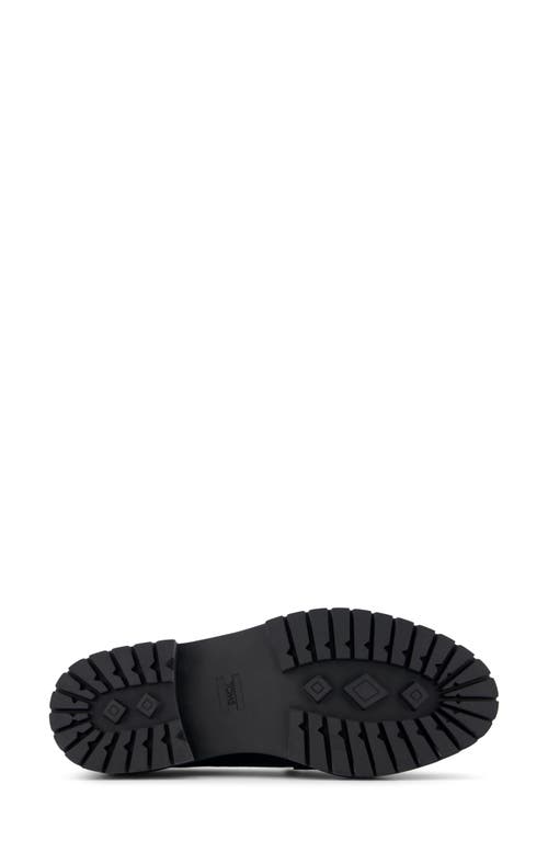 Shop Toms Cara Platform Penny Loafer In Black Suede