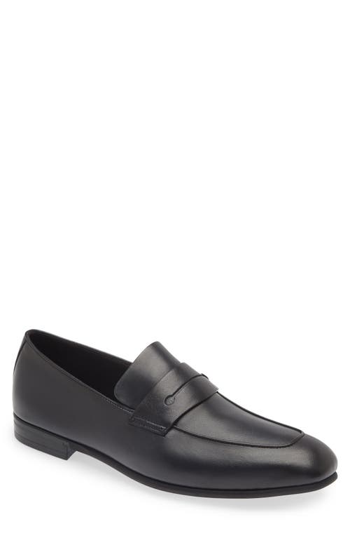 ZEGNA L'Asola Penny Loafer Navy at Nordstrom,