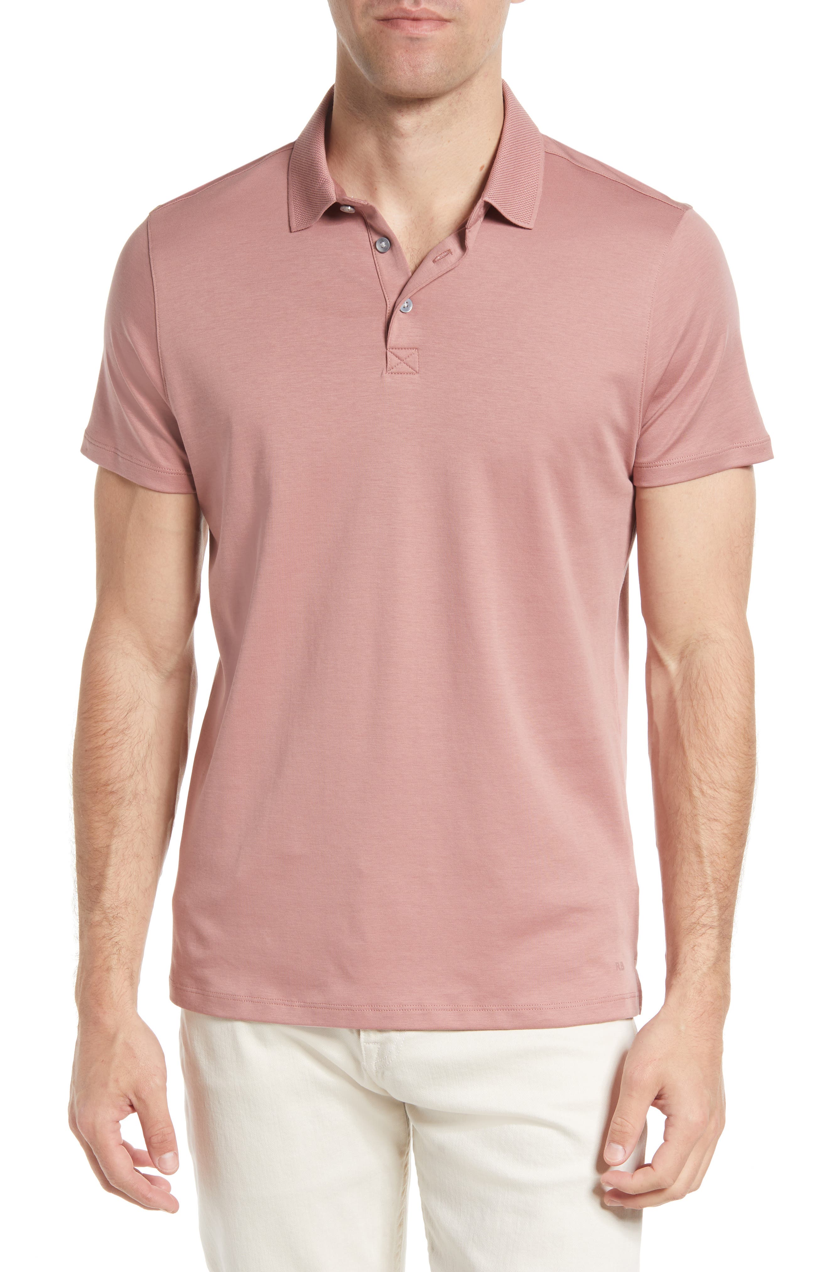 100% Cotton Short Sleeve Mens Polo Shirt 