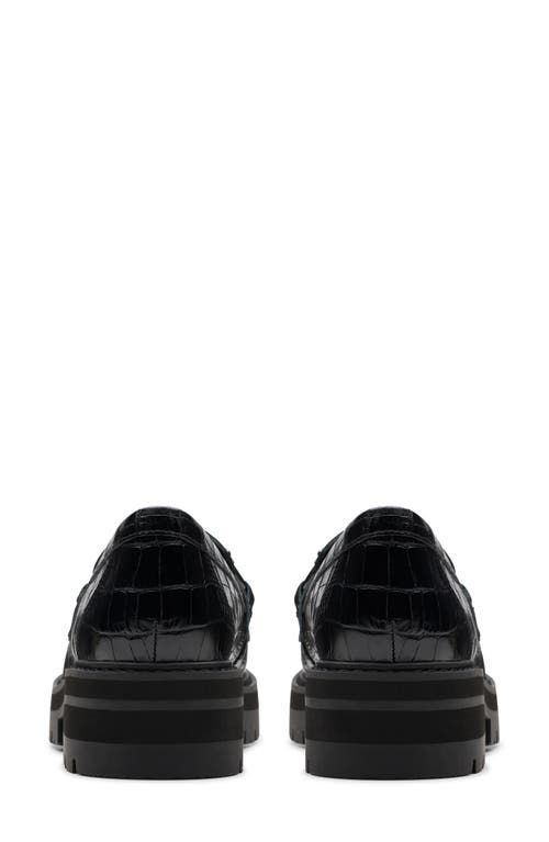 Clarksr Clarks(r) Orianna Bit Platform Loafer In Black Croc