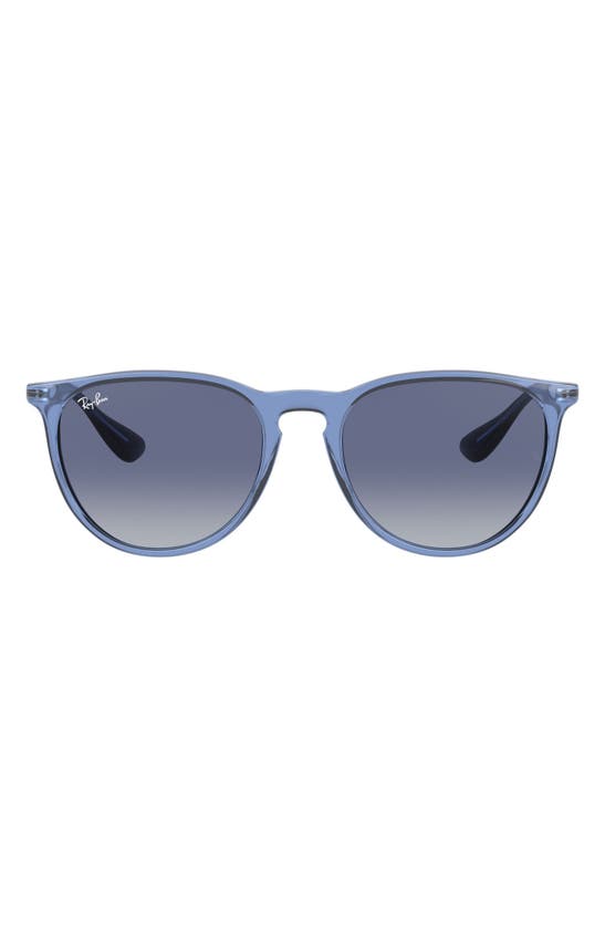 Ray Ban Erika Classic 54mm Sunglasses In Blue/ Light Grey Blue Gradient