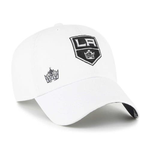 Women's '47 White Los Angeles Kings Confetti Clean Up Adjustable Hat