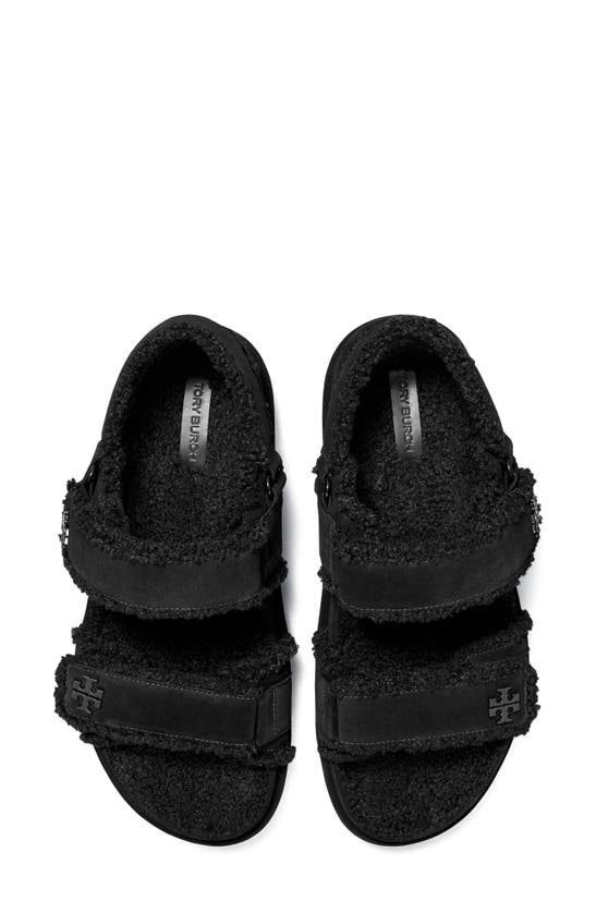 Shop Tory Burch Kira Slingback Sport Platform Sandal In Perfect Black / Nero